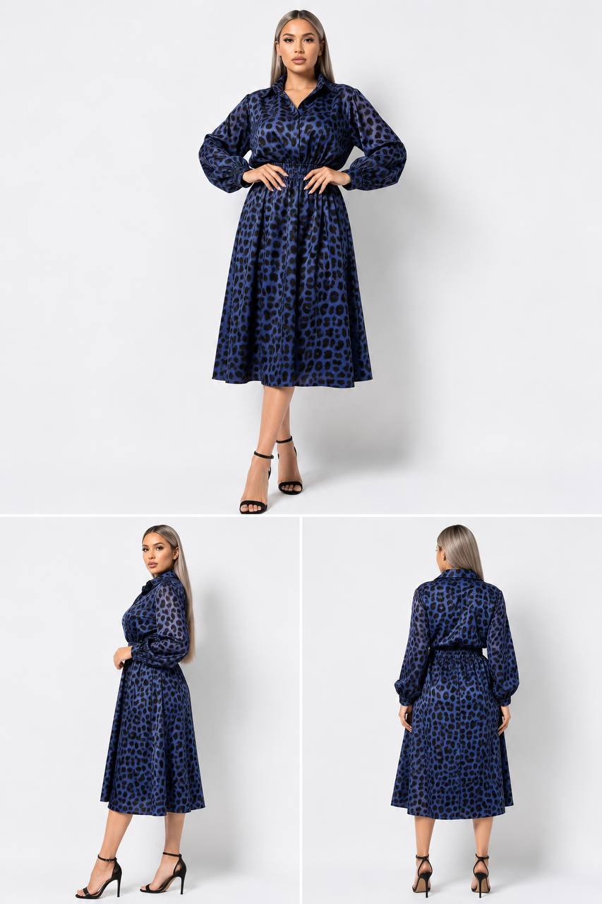 Satin Midi Dress